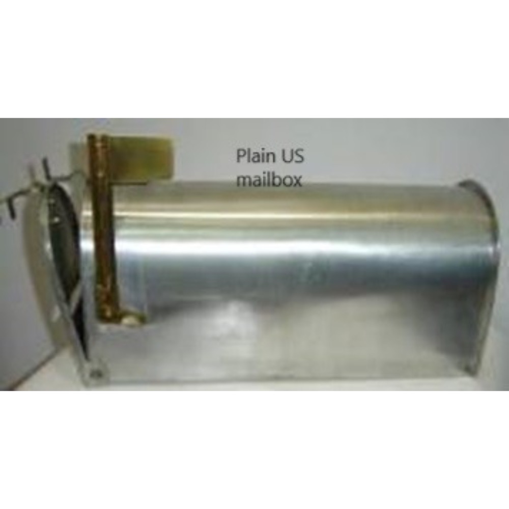 Plain US mailbox