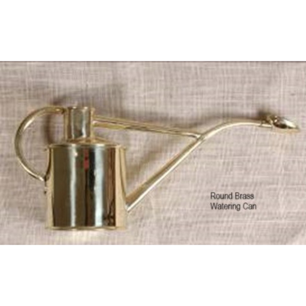 Round Brass Watering Can
